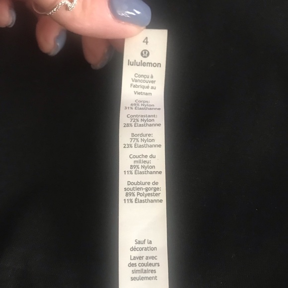 NWOT Lululemon Crop Top - Picture 8 of 10